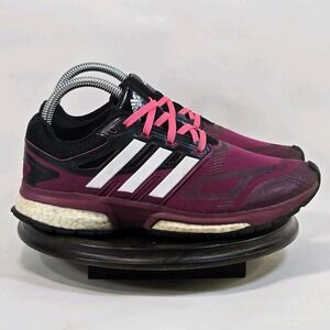 Adidas Response Boost Shoes Womens Size 7.5 Pink Black Running Sneakers M18624